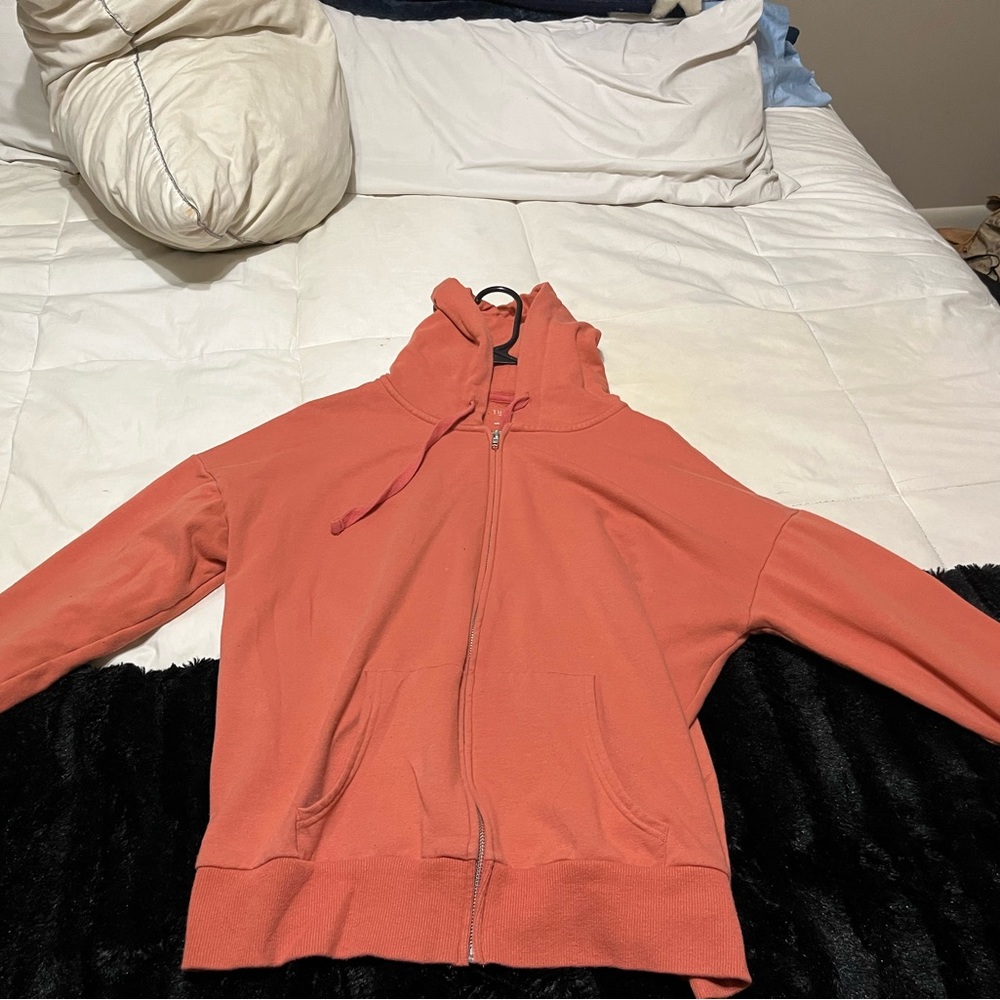 pink zip up